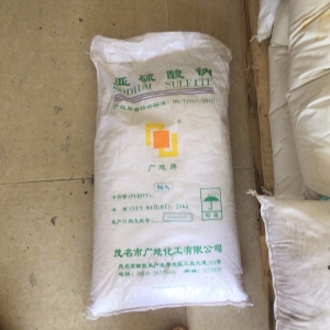 亞硫酸鈉，Na2SO3